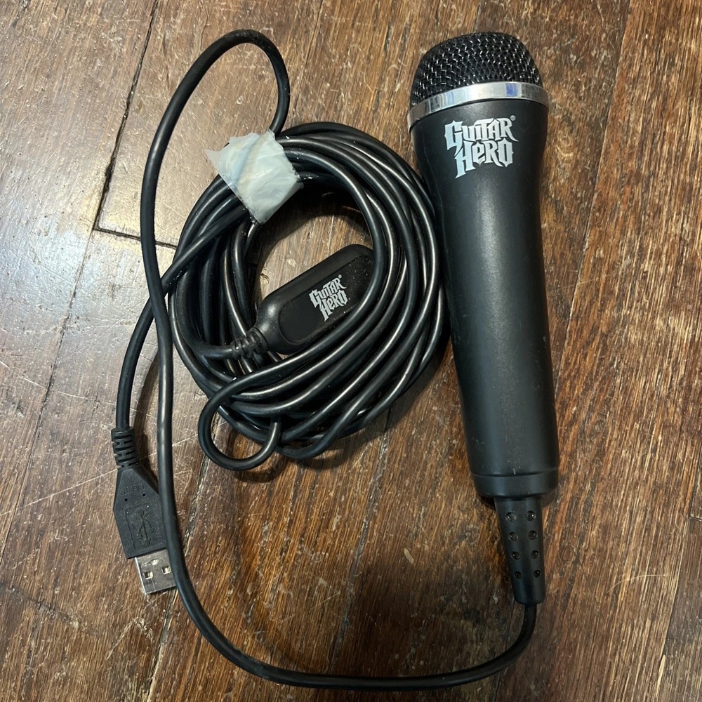 Guitar Hero Wired USB Microphone Rock Band PS2 PS3 PS4 Wii Xbox 360 A-0234A